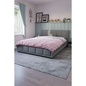Home Discount Vida Designs Vanita Bed Frame Linen Fabric UKFR Storage Furniture in Light Grey Size: King Light Grey King Home Discount Vida Designs Vanita Bed Frame Linen Fabric UKFR Storage Furniture in Light Grey Size: King Light Grey King