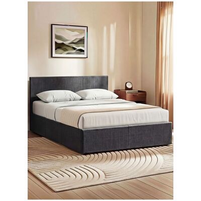 Home Discount Vida Designs Veronica Double Ottoman Bed Frame Velvet Fabric UKFR in Dark Grey Dark Grey Double Home Discount Vida Designs Veronica Double Ottoman Bed Frame Velvet Fabric UKFR in Dark Grey Dark Grey Double