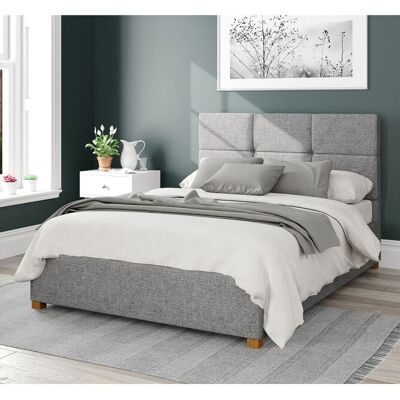 Aspire - Caine - Saxon Twill - Upholstered Ottoman - Bed Aspire - Caine - Saxon Twill - Upholstered Ottoman - Bed