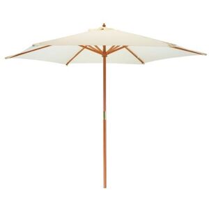 Harbour Housewares Wooden Garden Parasol 2.7m