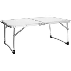 Charles Bentley Odyssey Folding Lightweight Camping Picnic Table Garden Party in White White Charles Bentley Odyssey Folding Lightweight Camping Picnic Table Garden Party in White White