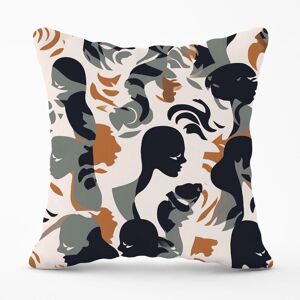 Warren Reed - Designer Abstract Grey Brown Silhouette Outdoor Cushion Size: 60 cm x 60 cm Brown 60 cm x 60 cm Warren Reed - Designer Abstract Grey Brown Silhouette Outdoor Cushion Size: 60 cm x 60 cm Brown 60 cm x 60 cm