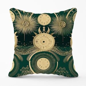 Warren Reed - Designer Green Moon & Sun Abstract Pattern Outdoor Cushion Size: 60 cm x 60 cm Green 60 cm x 60 cm Warren Reed - Designer Green Moon & Sun Abstract Pattern Outdoor Cushion Size: 60 cm x 60 cm Green 60 cm x 60 cm