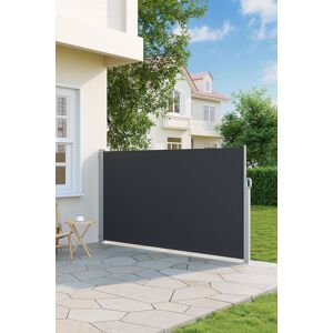 Living and Home 3m L x 1.6m W Outdoor Retractable Privacy Side Awning - Waterproof & UV-Resistant Folding Privacy Divider for Patio, Balcony and Grey Living and Home 3m L x 1.6m W Outdoor Retractable Privacy Side Awning - Waterproof & UV-Resistant Folding Privacy Divider for Patio, Balcony and Grey