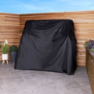 Charles Bentley Garden Swing Seat Cover - Black Black Charles Bentley Garden Swing Seat Cover - Black Black
