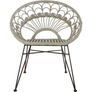 Orsina Manado Natural Rattan Chair in Grey Grey Orsina Manado Natural Rattan Chair in Grey Grey