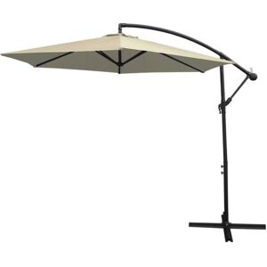 MonsterShop 3m Garden Parasol Banana Hanging Cantilever Umbrella Shade Patio Outdoor - Garden Parasol MonsterShop 3m Garden Parasol Banana Hanging Cantilever Umbrella Shade Patio Outdoor - Garden Parasol