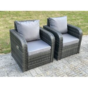 Fimous Model - Dark Grey Rattan Outdoor Furniture Set Fimous Model - Dark Grey Rattan Outdoor Furniture Set