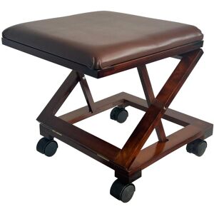 Oypla Folding Leather Cushion Padded Footstool