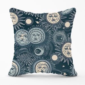 Warren Reed - Designer Silver Blue Moon & Stars Outdoor Cushion Size: 45 cm x 45 cm Blue 45 cm x 45 cm Warren Reed - Designer Silver Blue Moon & Stars Outdoor Cushion Size: 45 cm x 45 cm Blue 45 cm x 45 cm