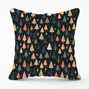 Warren Reed - Designer Boho Inspired Christmas Trees Outdoor Cushion in Green Size: 45 cm x 45 cm Green 45 cm x 45 cm Warren Reed - Designer Boho Inspired Christmas Trees Outdoor Cushion in Green Size: 45 cm x 45 cm Green 45 cm x 45 cm