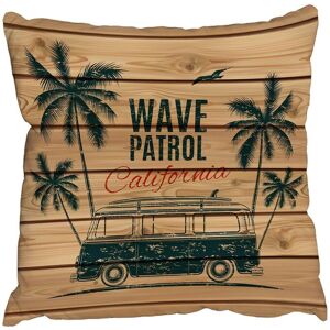 Benjamin Tate Design Cushions - California Wave Patrol (Cushion) Multicolor Benjamin Tate Design Cushions - California Wave Patrol (Cushion) Multicolor