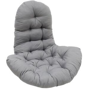 Living and Home 130x95x15cm T-Shaped Garden Cushion for Rattan Swing Chair & Hanging Basket in Grey Size: 130 x 95 x 15 cm Grey 130 x 95 x 15 cm Living and Home 130x95x15cm T-Shaped Garden Cushion for Rattan Swing Chair & Hanging Basket in Grey Size: 130 x 95 x 15 cm Grey 130 x 95 x 15 cm