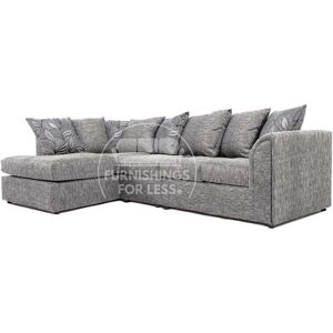 Furnishings For Less UK Byron Dundee Chenille Fabric 5 Seater L Shaped Corner Sofa Grey or Light Grey Left Hand Facing Light Grey Furnishings For Less UK Byron Dundee Chenille Fabric 5 Seater L Shaped Corner Sofa Grey or Light Grey Left Hand Facing Light Grey