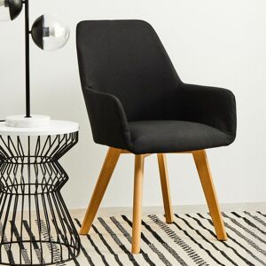 Premier Housewares Stockholm Black Leisure Chair - Space-Saving Armchair Premier Housewares Stockholm Black Leisure Chair - Space-Saving Armchair