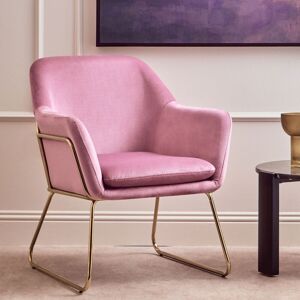 Orsina Functional Velvet Bushed Gold ArmChair, Cozy Desk Chair Velvet, Easy to Clean in Rose Rose Orsina Functional Velvet Bushed Gold ArmChair, Cozy Desk Chair Velvet, Easy to Clean in Rose Rose