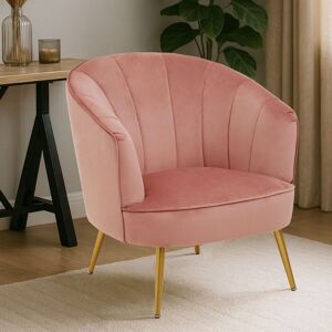Orsina Modern Yolanda Velvet Chair, Exquisite & Cozy Desk Chair Velvet, Easy to Clean Velvet Accent Chair in Pink Pink Orsina Modern Yolanda Velvet Chair, Exquisite & Cozy Desk Chair Velvet, Easy to Clean Velvet Accent Chair in Pink Pink