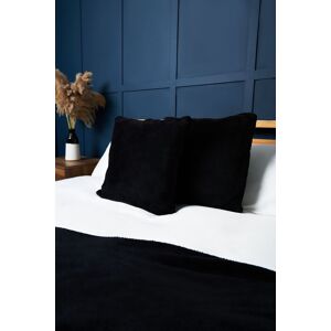 BHS Microfleece Cushion in Black Size: 45 cm x 45 cm Black 45 cm x 45 cm BHS Microfleece Cushion in Black Size: 45 cm x 45 cm Black 45 cm x 45 cm