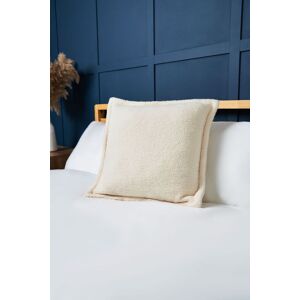 BHS Boucle with Flange Edge Cushion in Cream Size: 45 cm x 45 cm Cream 45 cm x 45 cm BHS Boucle with Flange Edge Cushion in Cream Size: 45 cm x 45 cm Cream 45 cm x 45 cm