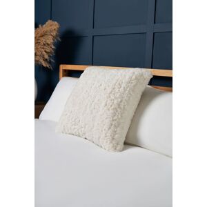 BHS Boucle Like Faux Fur Cushion in Cream Size: 45 cm x 45 cm Cream 45 cm x 45 cm BHS Boucle Like Faux Fur Cushion in Cream Size: 45 cm x 45 cm Cream 45 cm x 45 cm