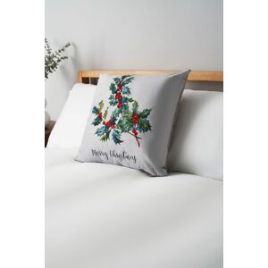 BHS Christmas Holly Print Cushion in Green Size: 45 cm x 45 cm Green 45 cm x 45 cm BHS Christmas Holly Print Cushion in Green Size: 45 cm x 45 cm Green 45 cm x 45 cm