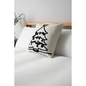 BHS Christmas Tree Tufted Cushion in Black Size: 43 cm x 43 cm Black 43 cm x 43 cm BHS Christmas Tree Tufted Cushion in Black Size: 43 cm x 43 cm Black 43 cm x 43 cm