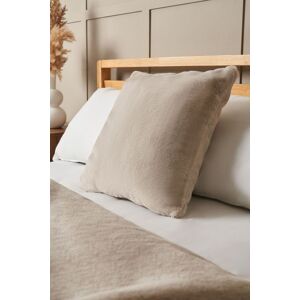 BHS Faux Fur Cushion in Natural Size: Small Natural Small BHS Faux Fur Cushion in Natural Size: Small Natural Small
