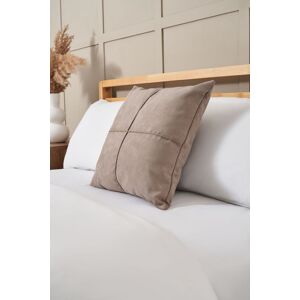 BHS Faux Suede Cross Cushion in Brown Size: Small Brown Small BHS Faux Suede Cross Cushion in Brown Size: Small Brown Small