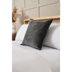 BHS Plain Cushion with Flange Edge in Charcoal Size: Small Charcoal Small BHS Plain Cushion with Flange Edge in Charcoal Size: Small Charcoal Small