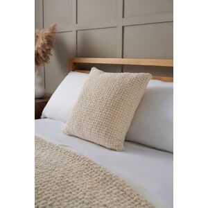BHS Cross Weave Cushion in Cream Size: Small Cream Small BHS Cross Weave Cushion in Cream Size: Small Cream Small