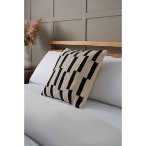 BHS Woven Stripe Cushion in Black Size: Small Black Small BHS Woven Stripe Cushion in Black Size: Small Black Small