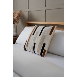 BHS Woven Stripe Cushion Size: Small Multicolor Small BHS Woven Stripe Cushion Size: Small Multicolor Small