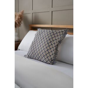 BHS Loft Diamond Cushion in Blue Size: Small Blue Small BHS Loft Diamond Cushion in Blue Size: Small Blue Small