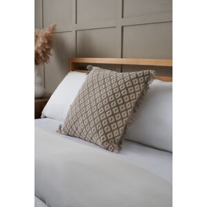 BHS Loft Diamond Cushion in Taupe Size: Small Taupe Small BHS Loft Diamond Cushion in Taupe Size: Small Taupe Small