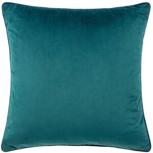 Furn Meridian Velvet Cushion in Blue Size: 45 cm x 45 cm Blue 45 cm x 45 cm Furn Meridian Velvet Cushion in Blue Size: 45 cm x 45 cm Blue 45 cm x 45 cm