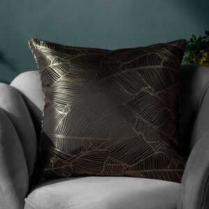 Wylder Seymour Black Embroidered Piped Cushion - Cushions Wylder Seymour Black Embroidered Piped Cushion - Cushions