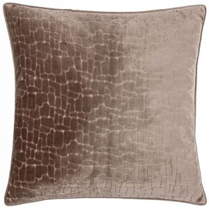 Paoletti Bloomsbury Soft Cut Velvet Piped Cushion in Taupe Size: 50 cm x 50 cm Taupe 50 cm x 50 cm Paoletti Bloomsbury Soft Cut Velvet Piped Cushion in Taupe Size: 50 cm x 50 cm Taupe 50 cm x 50 cm
