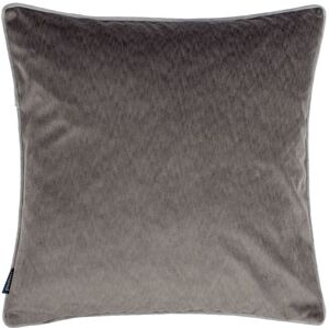 Paoletti Torto Mottled Velvet Contrast Piped Cushion - Dark Grey Paoletti Torto Mottled Velvet Contrast Piped Cushion - Dark Grey