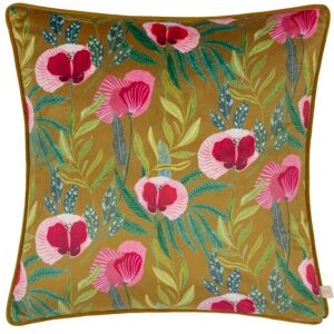 Wylder Nature House of Bloom Poppy Piped Polyester Filled Cushion in Yellow Size: 43 cm x 43 cm Yellow 43 cm x 43 cm Wylder Nature House of Bloom Poppy Piped Polyester Filled Cushion in Yellow Size: 43 cm x 43 cm Yellow 43 cm x 43 cm