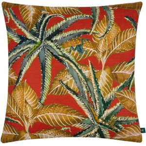 Wylder Tropics EBON Wilds Jahi Tropical Floral Polyester Filled Cushion in Tangerine Size: 43 cm x 43 cm Tangerine 43 cm x 43 cm Wylder Tropics EBON Wilds Jahi Tropical Floral Polyester Filled Cushion in Tangerine Size: 43 cm x 43 cm Tangerine 43 cm x 43 cm
