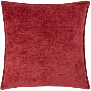 Evans Lichfield Buxton Chenille Reversible Square Cushion in Red Size: 50 cm x 50 cm Red 50 cm x 50 cm Evans Lichfield Buxton Chenille Reversible Square Cushion in Red Size: 50 cm x 50 cm Red 50 cm x 50 cm