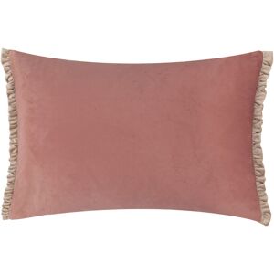 Wylder Tilly Velvet Frill Reversible Cushion in Dusty Pink Size: 40 cm x 60 cm Dusty Pink 40 cm x 60 cm Wylder Tilly Velvet Frill Reversible Cushion in Dusty Pink Size: 40 cm x 60 cm Dusty Pink 40 cm x 60 cm