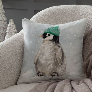 Evans Lichfield Winter Penguin Printed Cushion Size: 43 cm x 43 cm Multicolor 43 cm x 43 cm Evans Lichfield Winter Penguin Printed Cushion Size: 43 cm x 43 cm Multicolor 43 cm x 43 cm