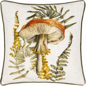 Wylder Nature Kielder Forest Hatfield Mushroom Piped Polyester Filled Cushion in Natural Size: 43 cm x 43 cm Natural 43 cm x 43 cm Wylder Nature Kielder Forest Hatfield Mushroom Piped Polyester Filled Cushion in Natural Size: 43 cm x 43 cm Natural 43 cm x 43 cm