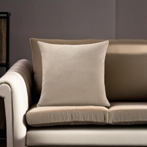 Luxury Living Velvet Chenille Cushion in Taupe Size: 55 cm x 55 cm Taupe 55 cm x 55 cm Luxury Living Velvet Chenille Cushion in Taupe Size: 55 cm x 55 cm Taupe 55 cm x 55 cm