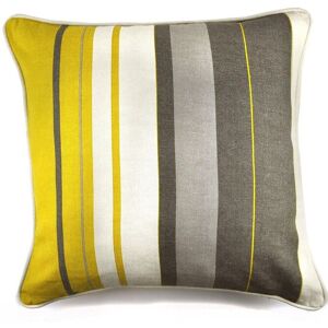 Fusion 'Whitworth Stripe' Modern Striped Filled Cushion 100% Cotton in Mustard Size: 43 cm x 43 cm Mustard 43 cm x 43 cm Fusion 'Whitworth Stripe' Modern Striped Filled Cushion 100% Cotton in Mustard Size: 43 cm x 43 cm Mustard 43 cm x 43 cm