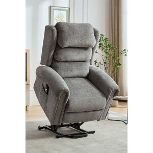 More4Homes Belvoir Grey Fabric Dual Motor Mobility Rise Recliner Chair Grey More4Homes Belvoir Grey Fabric Dual Motor Mobility Rise Recliner Chair Grey