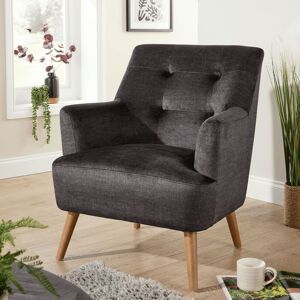 Home Source Arta Accent Chair Armchair Occasional Sofa Modern Upholstered Seating in Grey Grey Home Source Arta Accent Chair Armchair Occasional Sofa Modern Upholstered Seating in Grey Grey