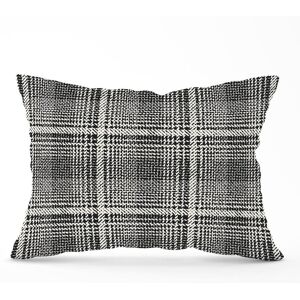 Warren Reed - Designer Monochrome Textured Checked Pattern Cushions in Grey Size: 45 cm x 45 cm Grey 45 cm x 45 cm Warren Reed - Designer Monochrome Textured Checked Pattern Cushions in Grey Size: 45 cm x 45 cm Grey 45 cm x 45 cm