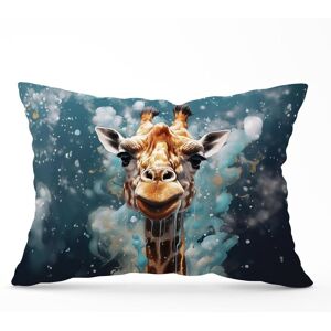 Warren Reed - Designer Splashart Giraffe Face Cushions in Grey Size: 45 cm x 45 cm Grey 45 cm x 45 cm Warren Reed - Designer Splashart Giraffe Face Cushions in Grey Size: 45 cm x 45 cm Grey 45 cm x 45 cm